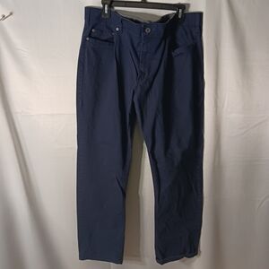 Mason 5 Pocket Pant Men's Dark Navy Pants Size 38 Stretch Waistband